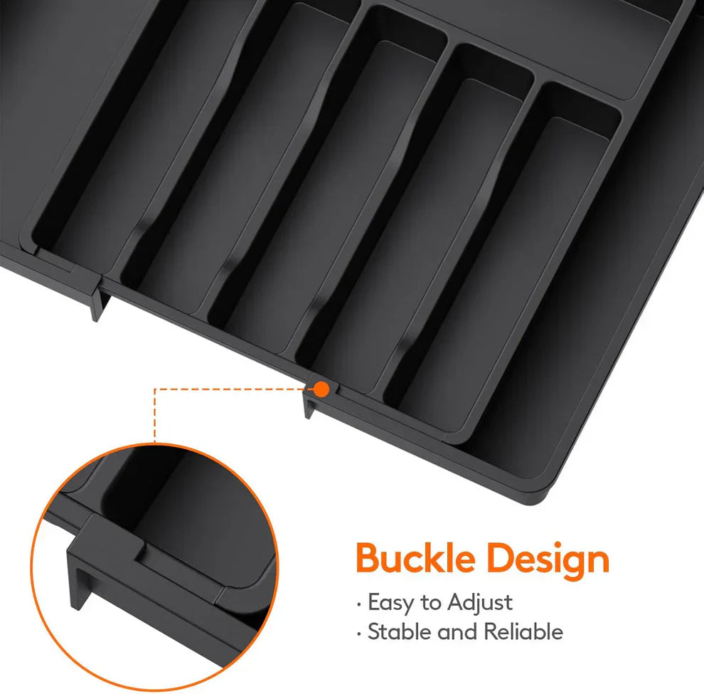 Cutlery Drawer Organizer Tray For Kitchen