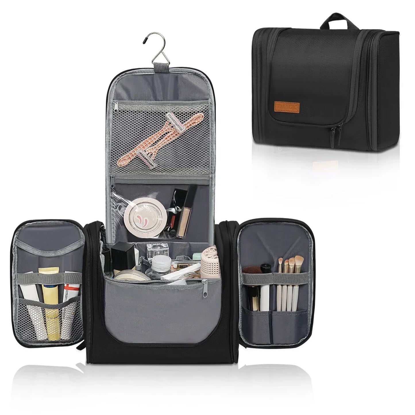 Multifunctional Extra Large Cosmetic Bag for Travel