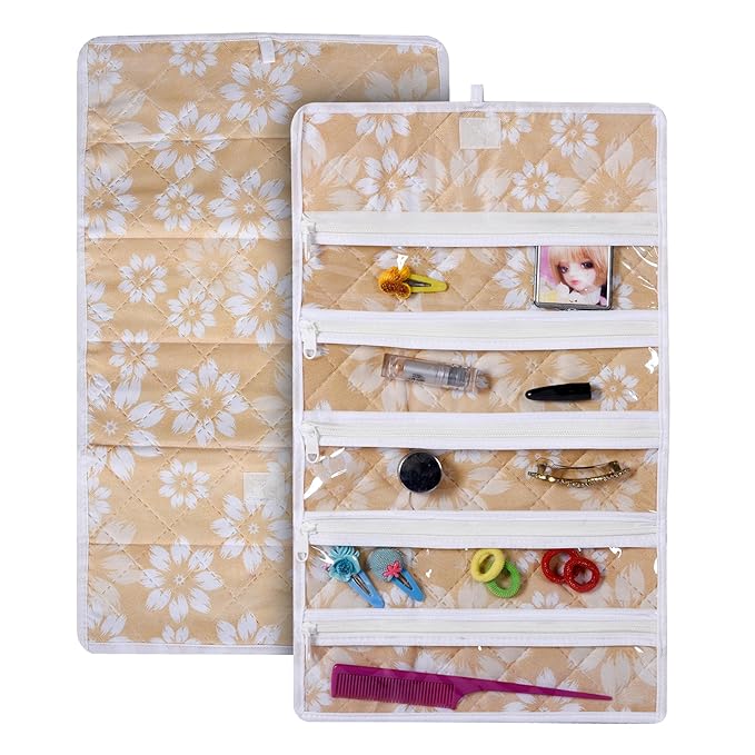 Foldable Waterproof Organizer 5 Pocket Cosmetic Kit/Pouch/Cover