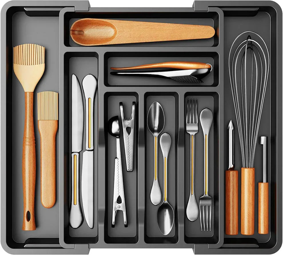 Cutlery Drawer Organizer Tray For Kitchen