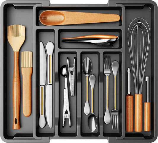 Cutlery Drawer Organizer Tray For Kitchen