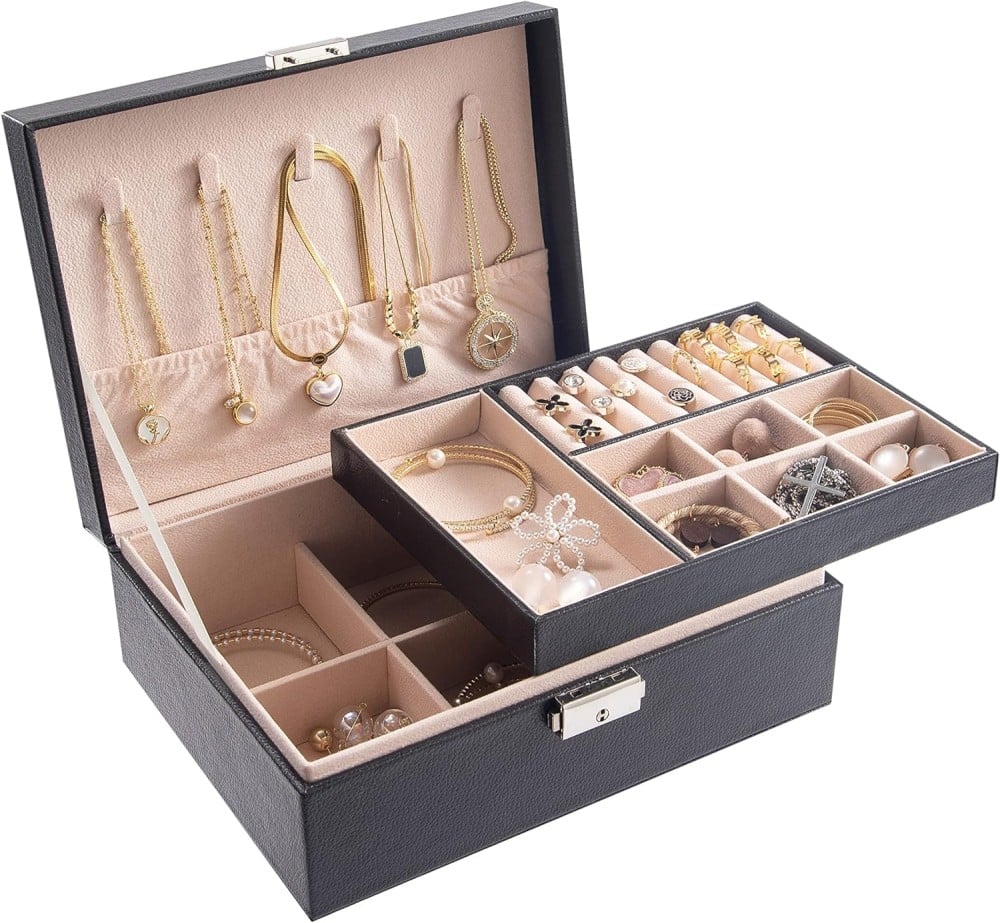 Lockable Jewellery Box Organizer