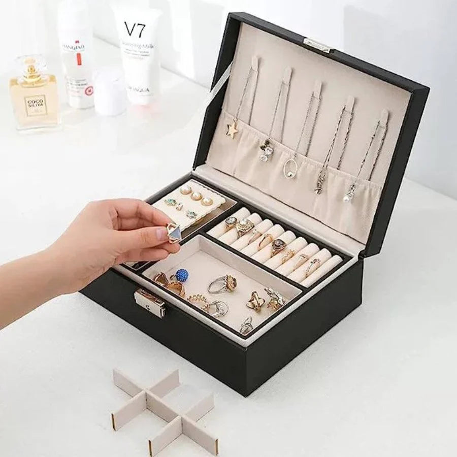 Lockable Jewellery Box Organizer