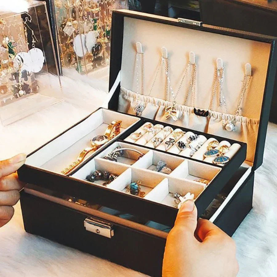 Lockable Jewellery Box Organizer